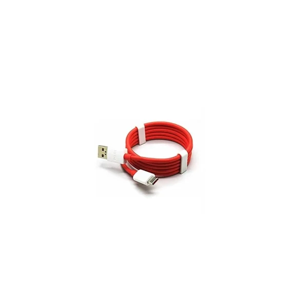OnePlus 3/3T készülékhez Original USB-C adatkábel 0,95m fehér/piros (Bulk)