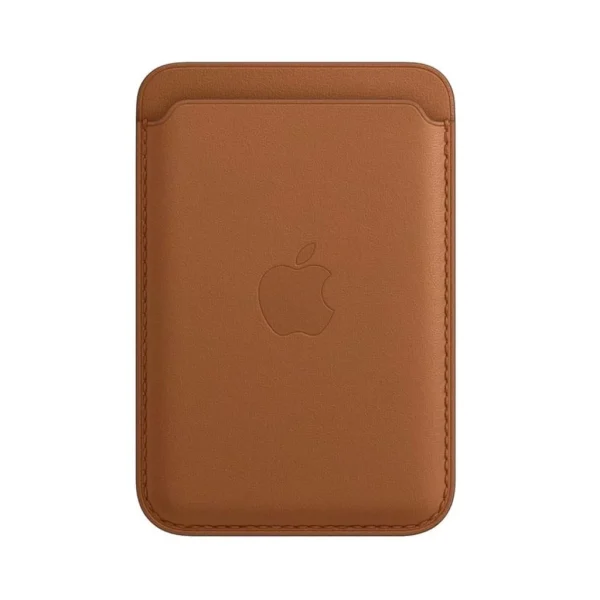 MHLT3ZE/A Apple iPhone készülékhez bőr pénztárca MagSafe funkcióval, nyeregbarna