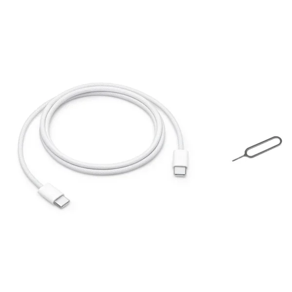 MW493ZM/A iPhone USB-C/USB-C 60W adatkábel 1m + SIM Tool készülékhez fehér (OOB Bulk)