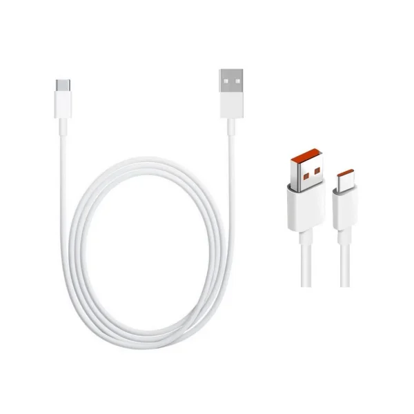 Xiaomi Original USB-C adatkábel 6A 1m Bulk fehér