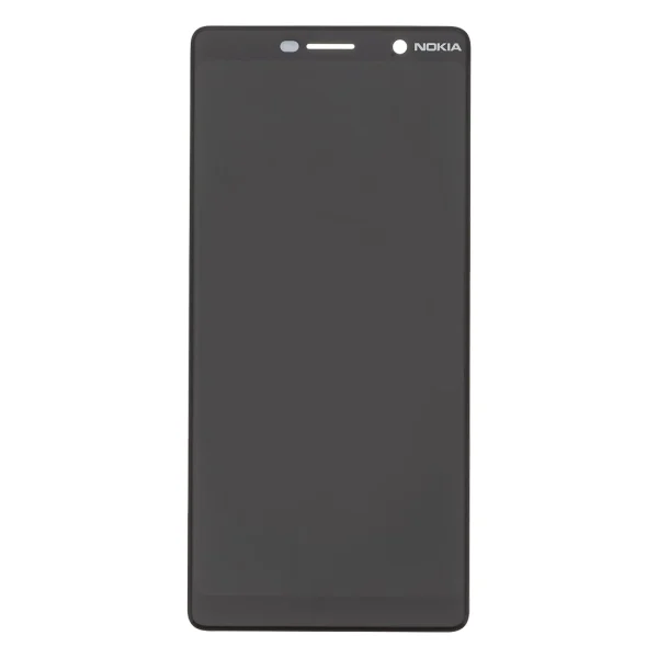 Nokia 7 Plus készülékhez érintő egység + LCD kijelző fekete