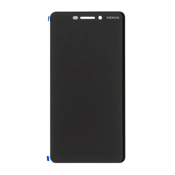 Nokia 6.1 készülékhez érintő egység + LCD kijelző fekete