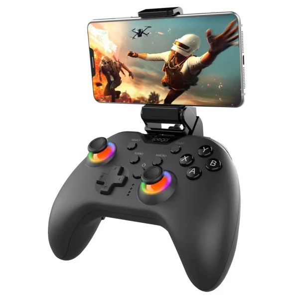iPega 9111C Bluetooth RGB játékvezérlő Android/iOS/PS3/PS4/PC/N-Switch készülékhez fekete