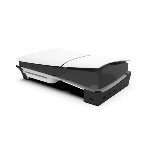 iPega P5S008A vízszintes állvány USB HUB PS5 Slim/PS5 Pro készülékhez fekete (Damage Package)