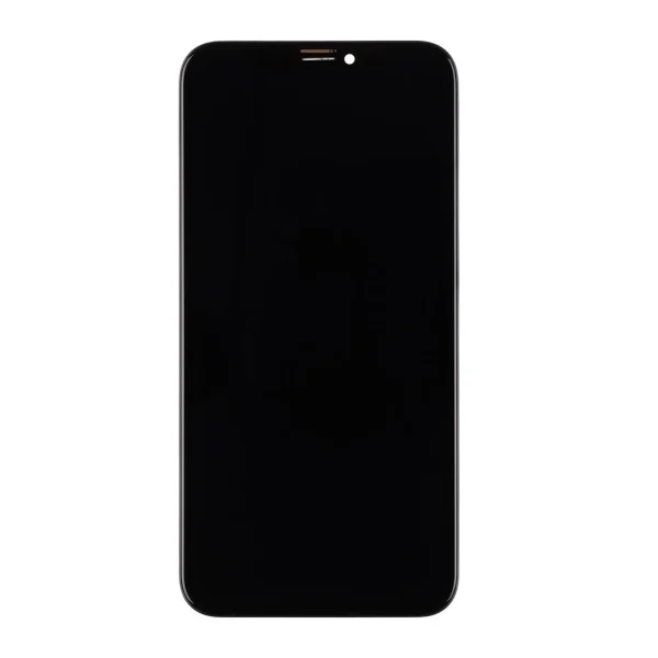 iPhone X készülékhez LCD kijelző + érintő egység fekete Soft OLED