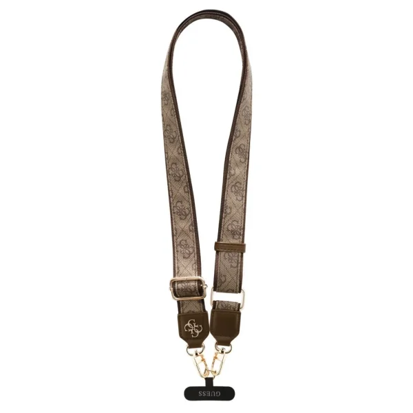 Guess Keresztpánt PU 4G Metal Logo Barna