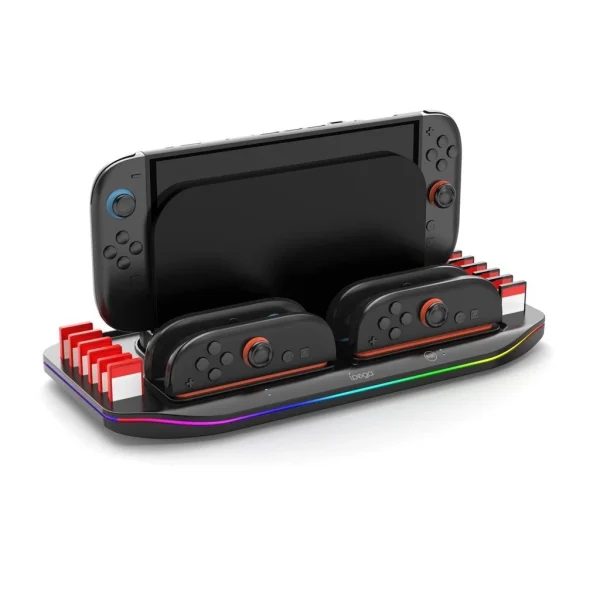 iPega SW2210 Multifunkcionális töltőállvány Nintendo Switch 2 készülékhez fekete