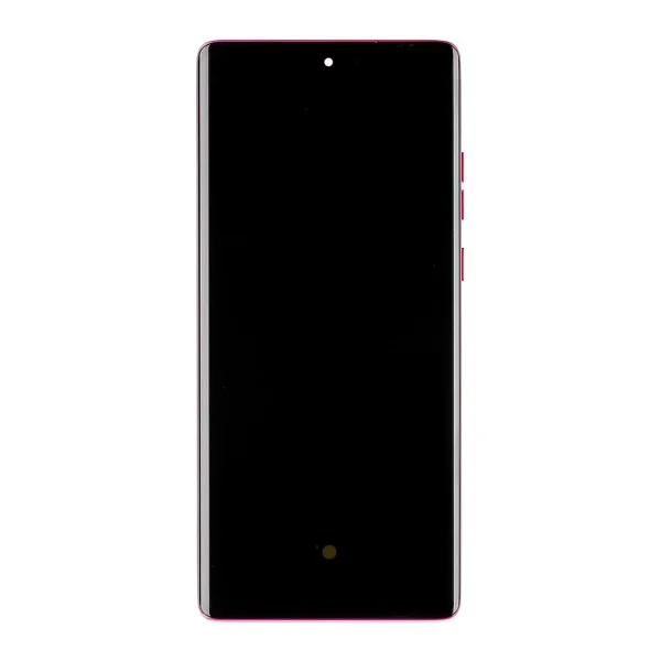 Motorola Edge 50 Fusion LCD kijelző + érintő egység + elülső burkolat a Motorola Edge 50 Fusion készülékhez, forró rózsaszín (Service Pack)
