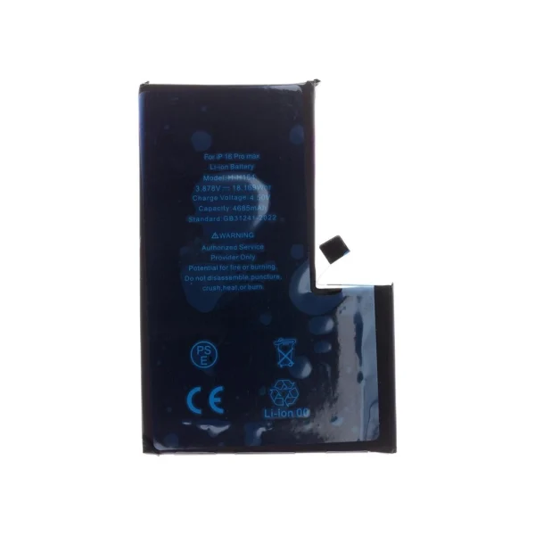 Akkumulátor iPhone 16 Pro Max készülékhez, 4685mAh Li-Ion (Bulk)