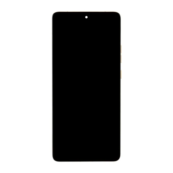 Motorola Edge 50 Ultra készülékhez LCD kijelző + érintő egység + elülső tok Peach Fuzz (Service Pack)