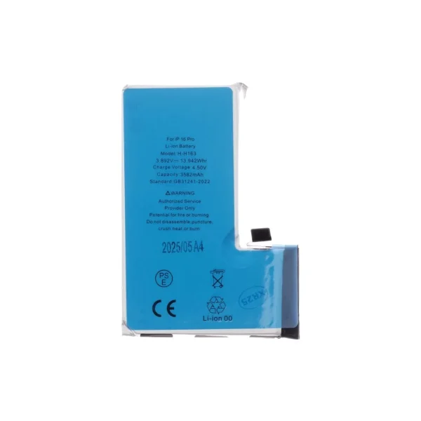 Akkumulátor iPhone 16 Pro készülékhez 3582mAh Li-Ion (Bulk)