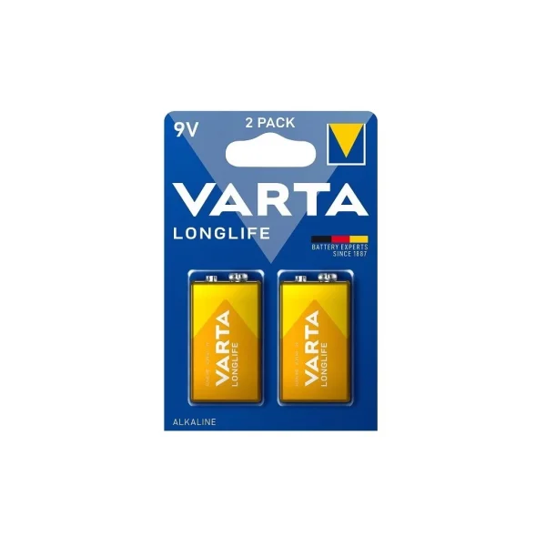 Varta Longlife 9V elem 2 db