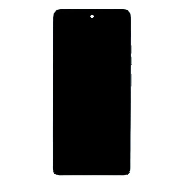 Motorola G75 5G készülékhez LCD kijelző + érintő modul + elülső tok zöld (Service Pack)