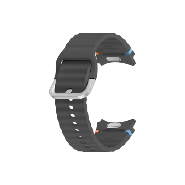 ET-SNL30SBE Samsung Galaxy Watch 4/5/6/7 készülékhez sport szíj 20mm S/M sötétszürke