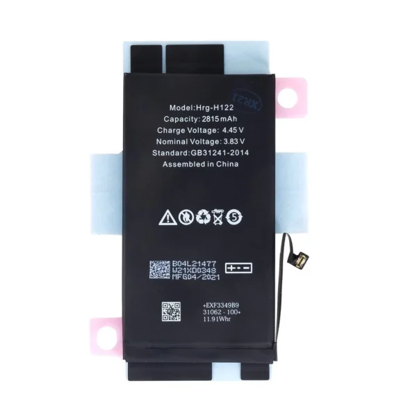 iPhone 12/12 Pro készülékhez 2815mAh Li-Ion akkumulátor (Bulk)