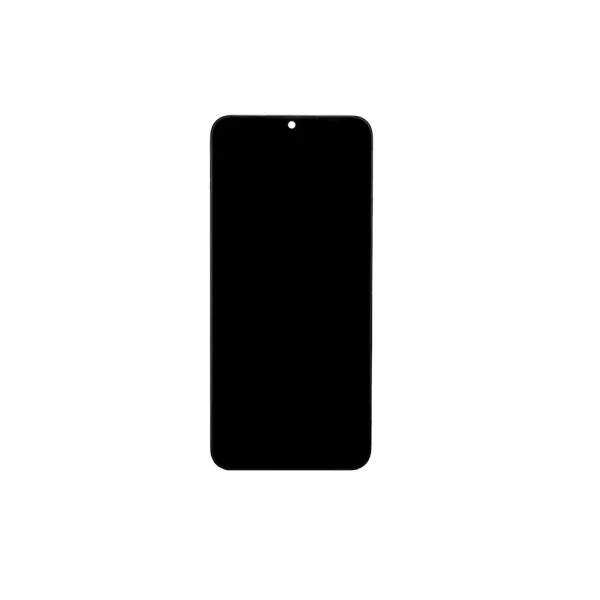 LCD kijelző + érintő egység + előlapi burkolat Honor X6 készülékhez fekete (Service Pack)