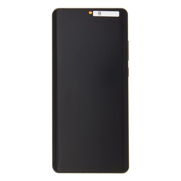 LCD kijelző + érintő egység + előlapi tok Huawei P30 PRO készülékhez fekete (Service Pack)
