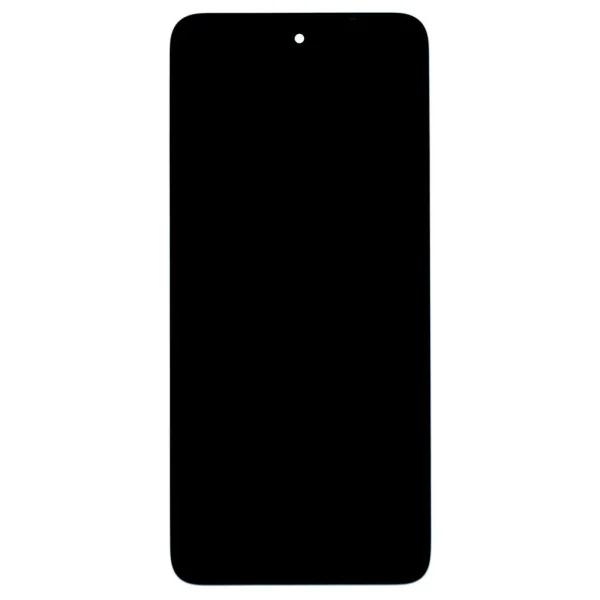 Motorola E15/G05 készülékhez LCD kijelző + érintő egység + elülső tok fekete