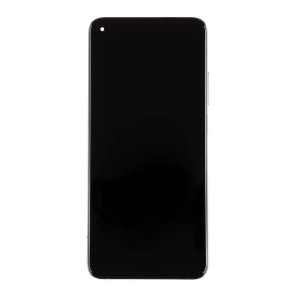 LCD kijelző + érintő egység + elülső burkolat Xiaomi Mi 10T/Mi 10T Pro készülékhez fekete (Service Pack)