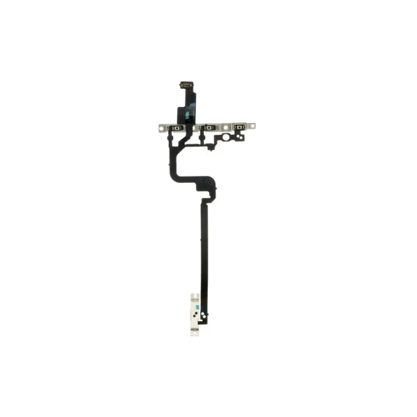 iPhone 15 Pro Max készülékhez Power + Volume Buttons flex kábel (with Metal Bracket)