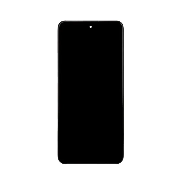 LCD kijelző + Touch Unit + Elülső tok Xiaomi Redmi Note 11S 5G készülékhez fekete (Service Pack)
