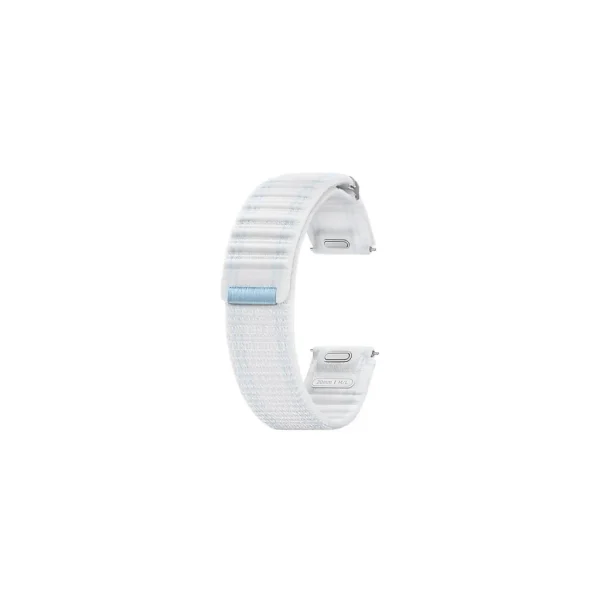 ET-SVL31LWE Samsung Galaxy Watch 4/4 Classic/5/5 Pro/6/6 Classic/7/FE készülékhez textil szíj M/L fehér/kék