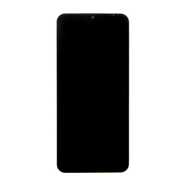 LCD kijelző + érintő egység + elülső tok for Vivo Y33s készülékhez fekete