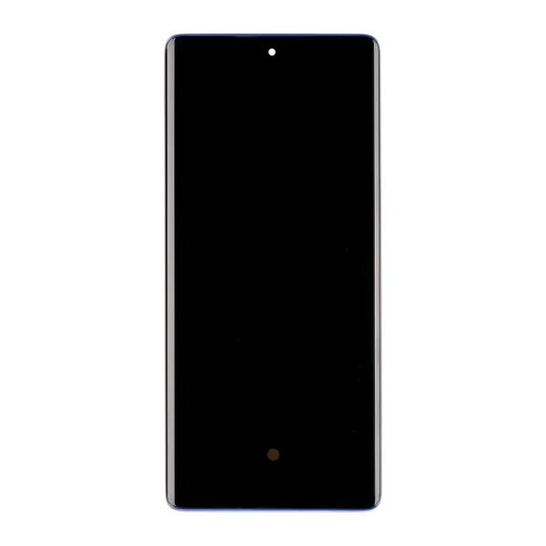 Motorola G85 LCD kijelző + érintő egység + elülső burkolat kobalt kék (Service Pack)