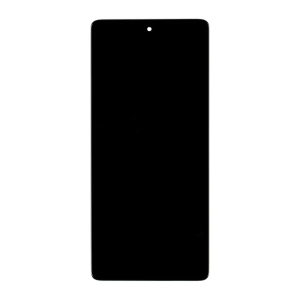 Motorola G85 LCD kijelző + érintő egység + elülső tok Motorola G85 készülékhez szürke (Service Pack)