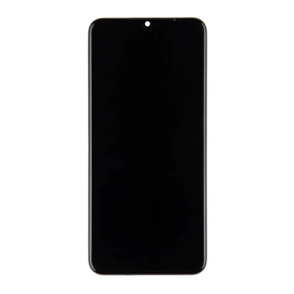 LCD kijelző + érintő egység + előtok Realme C21Y készülékhez (Service Pack)