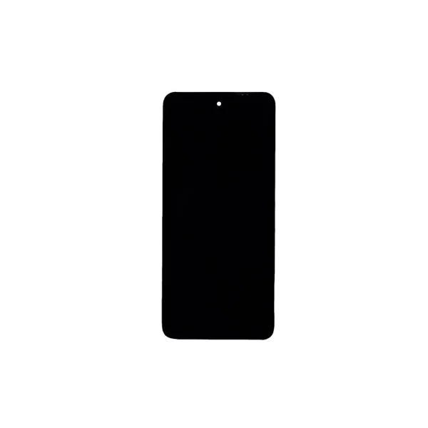 Motorola E22s készülékhez LCD kijelző + érintőegység + elülső tok fekete