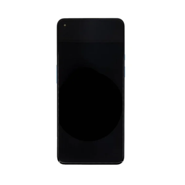 LCD kijelző + érintőegység + elülső tok OnePlus 9 Arctic Sky készülékhez