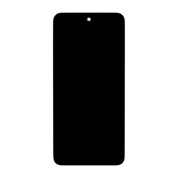 LCD kijelző + érintő egység + elülső tok Xiaomi Redmi Note 14 4G készülékhez fekete (Service Pack)