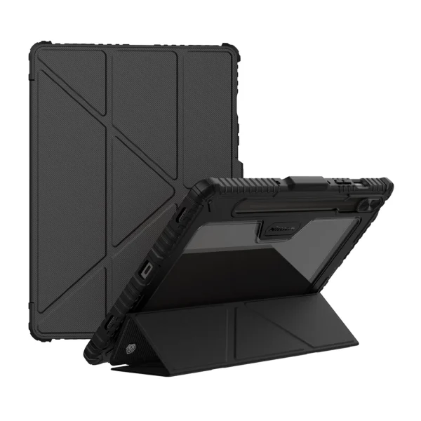 Nillkin Bumper PRO védőtok állvánnyal Multi-angle a Samsung Galaxy Tab S9 készülékhez fekete