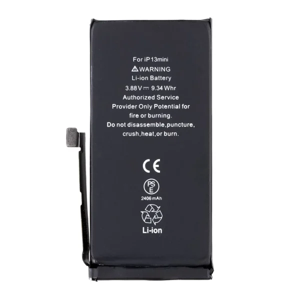Akkumulátor iPhone 13 mini készülékhez 2406mAh Li-Ion (Bulk)
