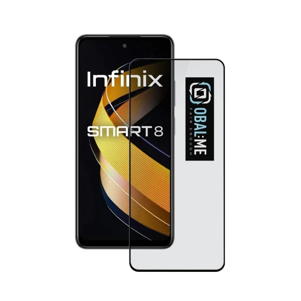OBAL:ME 5D üveg kijelzővédő Infinix Smart 8 készülékhez fekete