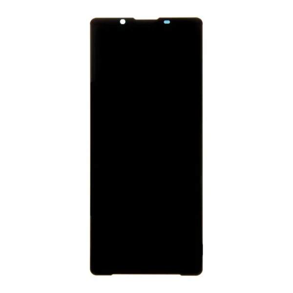LCD kijelző + érintő egység Sony Xperia 5 V készülékhez fekete (Service Pack)