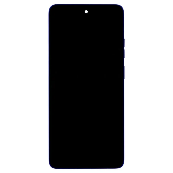 Motorola G56 LCD kijelző + érintő egység + elülső tok készülékhez, kék (Service Pack)