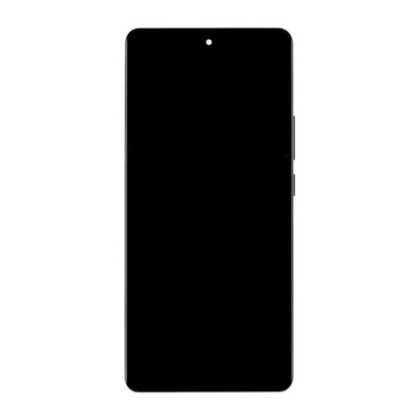 LCD kijelző + érintőpanel + elülső keret Realme GT6 készülékhez – Razor zöld