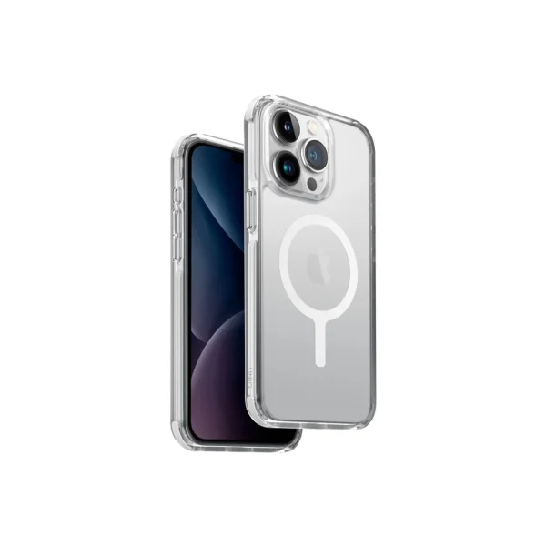 UNIQ Hybrid MagClick Charging Combat AF tok Apple Iphone 15 Pro Max készülékhez - blanc white