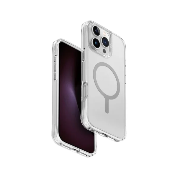 UNIQ Hybrid MagClick Charging Lifepro Xtreme AF tok Apple Iphone 16 készülékhez - dove frost clear