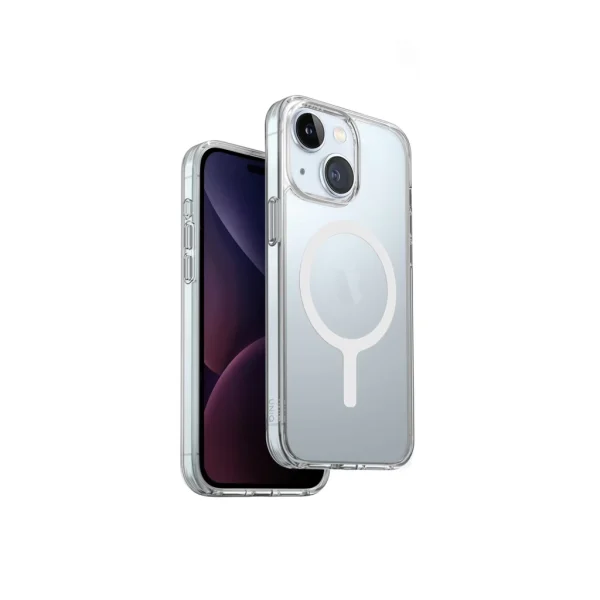 UNIQ Hybrid MagClick Charging Lifepro Xtreme tok Apple Iphone 15 készülékhez - dove frost clear