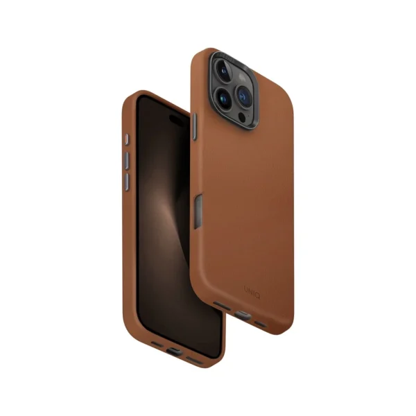 UNIQ Hybrid MagClick Charging Lyden tok Apple Iphone 16 Pro Max készülékhez - caramel