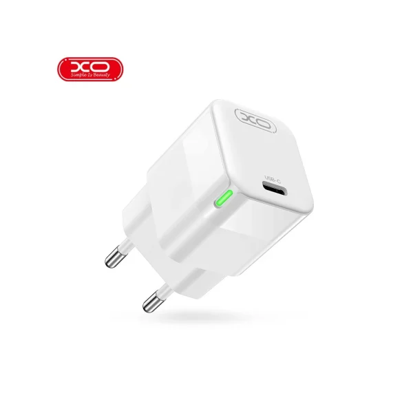 XO Hálózat Töltő CE06 PD 1xUSB-C 30W Fehér