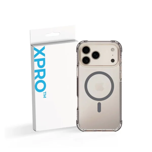 XPRO™ Hybrid Armor MagSafe szilikon tok Apple iPhone 15 készülékhez SZÜRKE